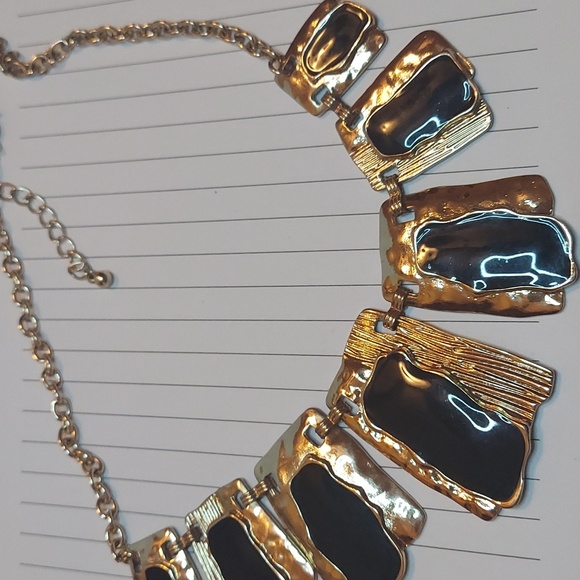 Source Unknown Jewelry - Statement Piece! Black and Gold!
